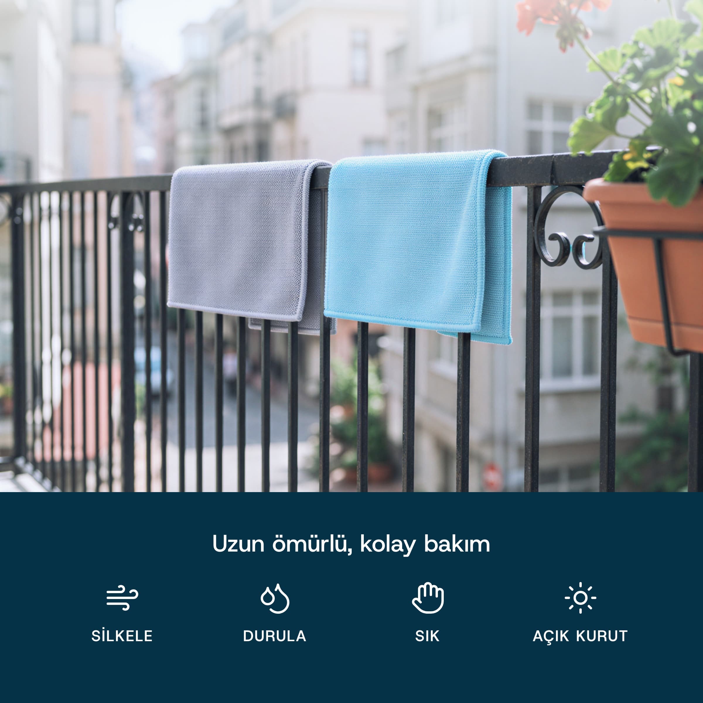 2'li Mikrofiber Toz Bezi bakımı