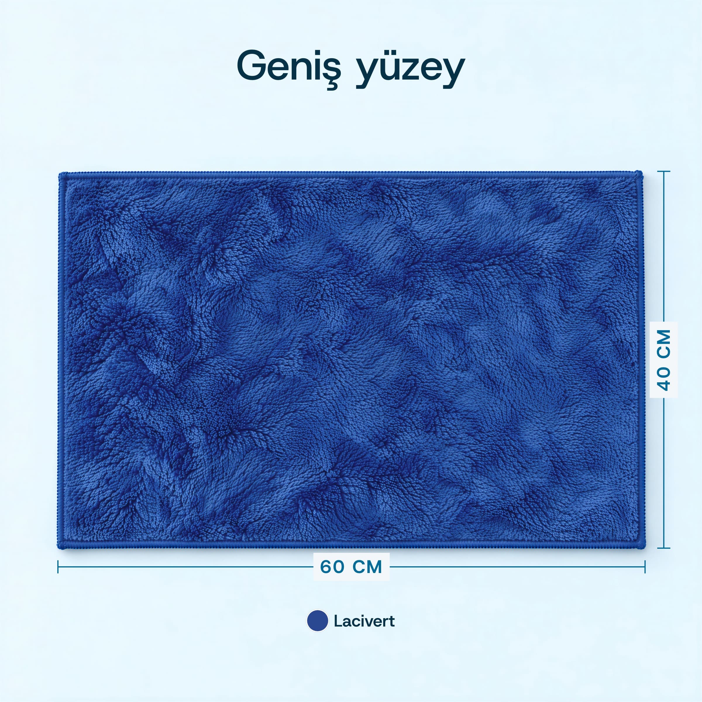 Lacivert Genel Amaçlı Temizlik Bezi ölçüleri