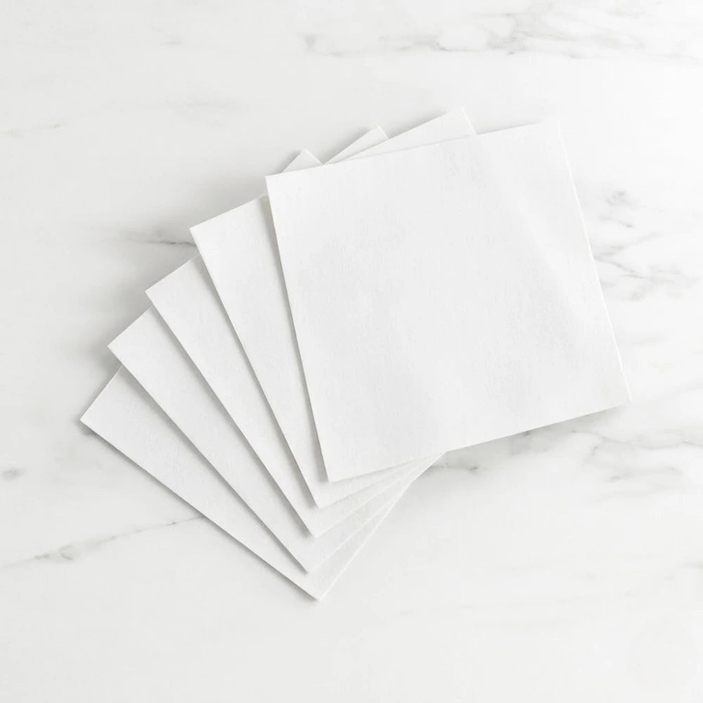 5'li Premium Beyaz Cam Bezi