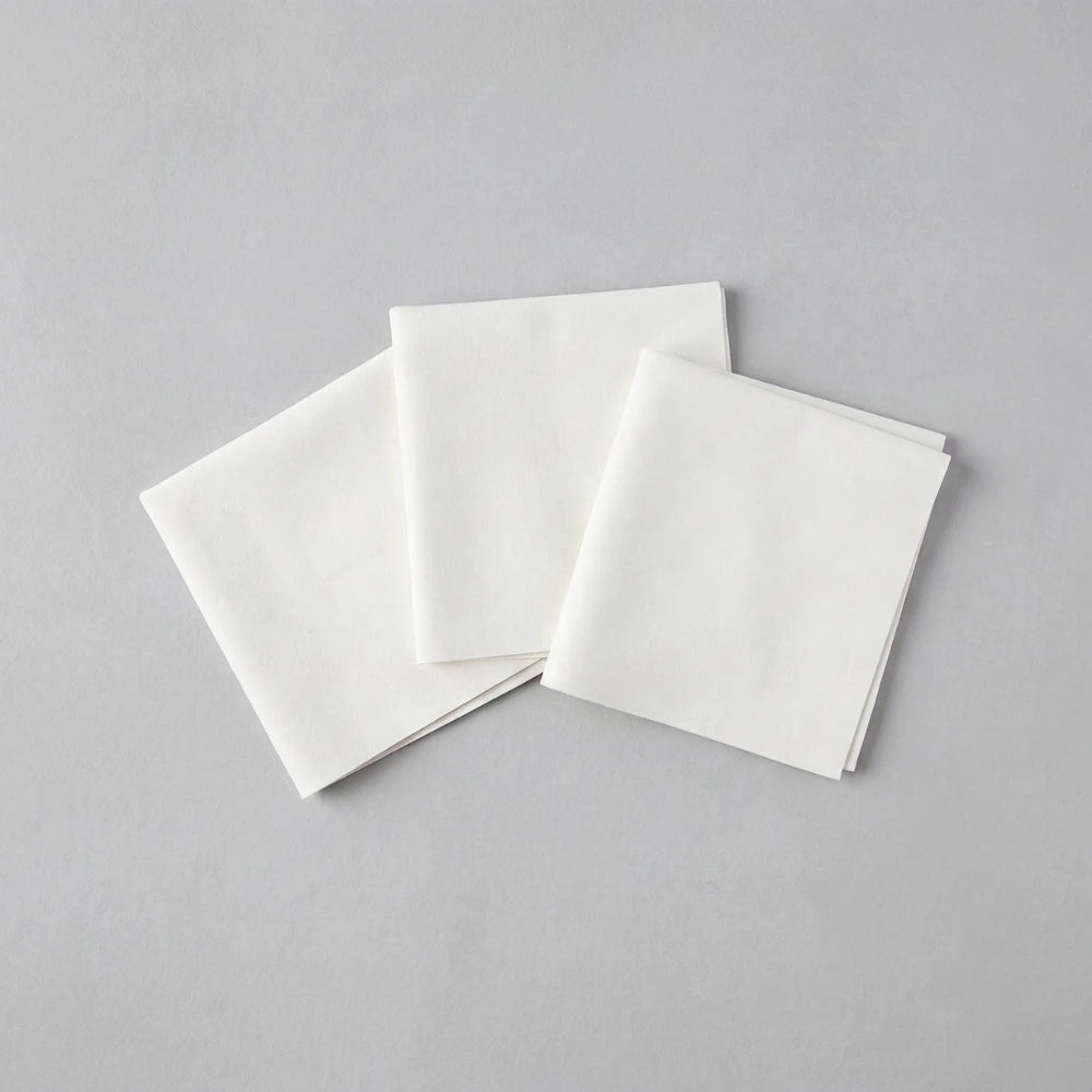 3'lü Premium Beyaz Cam Bezi