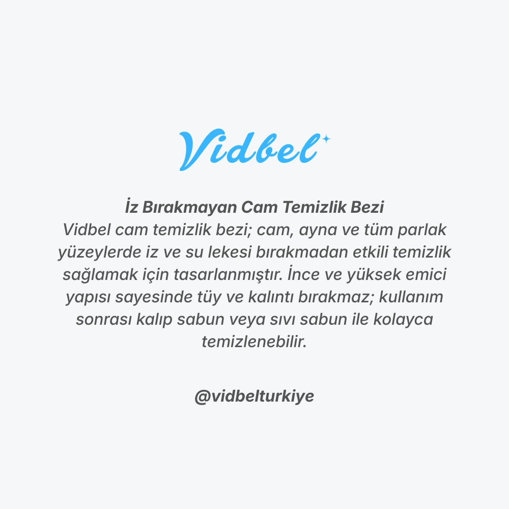 5'li Premium Beyaz Cam Bezi